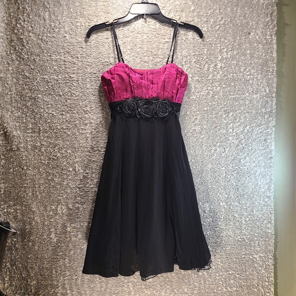 Snapp Y2K Size 7 Dress Fairy‎ Whimsical Grunge Strappy Side Zip Lined